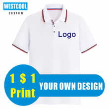 8 Colors Custom Polo Shirt Logo Cheap Polo Shirt Embroidery Personalized Brand Text Photo WESTCOOL 2021 Summer NEW 2024 - buy cheap