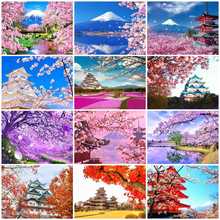 AZQSD Diamond Painting Full Drill Square Scenery Art Gift Diamond Embroidery Landscape Cross Stitch Handmade Home Decor 2024 - buy cheap