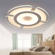 Luminária de teto em forma de led, lâmpada criativa ultrafina para o teto da sala de estar, design simples e moderno, para arte em restaurante e estudo 2024 - compre barato