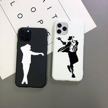 Michael jackson singer Black and white Soft TPU Case for iPhone SE 6S 7 8 Plus X XR XS MAX 12pro 11pro MAX 12mini cover 2024 - buy cheap