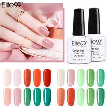 (6PCS)Elite99 10ML Gel Nail Polish Gel Varnish Semi Permanent Soak Off Gel polish Nail Art Design Manicure UV Gel Nails Polish 2024 - buy cheap