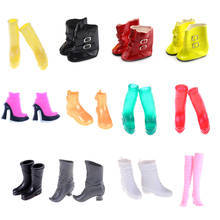 One Pair Original Fashion Doll High Heeled Rain Boots Jackboots Shoes Accessories For 1/6 Kurhn Doll Toys for Girls 2024 - buy cheap