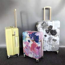 Fairy Fan! Pure Japanese travel suitcase ultra-light mute wheel rolling luggage spinner carry on trolley suitcase with TSA lock 2024 - buy cheap