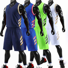 Мужской спортивный костюм для баскетбола, спортивный костюм для колледжа, дышащие баскетбольные майки, форма на заказ 2024 - купить недорого