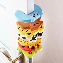 Kawaii Door Stopper Doorknob Wall Protection Children Savor Shockproof 9 Styles Stop Drop Ship Silicone Door Handle Stopper 2024 - buy cheap