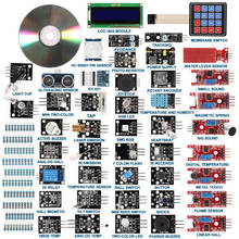 37 em 1 kit de módulos sensor com tutorial para placa r3 mega2560 mega328 nano compatível com arduino ide raspberry pi 2024 - compre barato