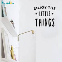 Enjoy The Little Things Quote Decor Bedroom Decal Removable Vinyl Wall Sticker BA172 2024 - buy cheap