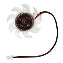 Mini ventilador de refrigeración de plástico, disipador de calor, CC de 12V, para PC, ordenador, GPU 2024 - compra barato