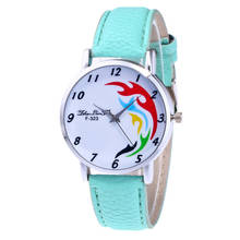 Fashion Printing PU Leather Band Round Dial Watches Couple Watches Men Wrist Watches Casual Quartz Watch  LL@17 2024 - buy cheap
