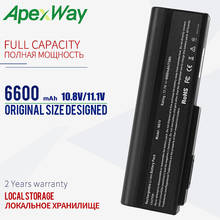 6600mAh Bateria para ASUS M60JV M60V M60VP M60W N43 N43 N43J N43JF N43JM N53 N53D N53DA N53J N53JF N53JG N53JL N53JN N53JQ 2024 - compre barato