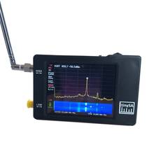 Portátil mf/hf/vhf uhf 0.1mhz a 350mhz 240mhz-960mhz tinysa analisador de espectro + 2.8 "tft touch lcd + bateria 2024 - compre barato