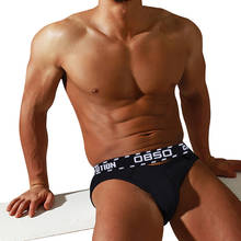 Ropa interior Sexy Gay para hombre, suspensorio de algodón transpirable, a la moda Bikini a rayas, lencería, BS3103 2024 - compra barato
