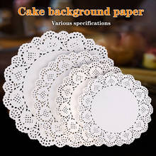 100pcs Home Party Birthday Kitchen Lace Paper Table Doilies White Decorative Tableware Placemats Napkin Hollowed Cake Paper Mats 2024 - buy cheap