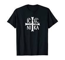 IC XC NI KA Cross Christian Orthodox Retro Men's T-Shirt Summer Cotton Short Sleeve O-Neck Unisex T Shirt New S-3XL 2024 - buy cheap