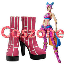 JoJo's Bizarre Adventure Jolyne Cujoh Cosplay Shoes Boots Halloween Carnival Party Cosplay Costume Accessories 2024 - buy cheap