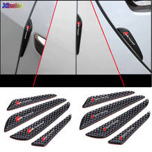 4pcs Carbon fiber Car Door Stickers for audi SLINE A3 A4 A5 A6 A7 A8 Q3 Q5 Q7 TT RS Car Accessories 2024 - buy cheap