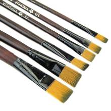 6 Pcs Nylon Oil Paint Brushes Artist Art Painting Supplies Watercolor Brush Pen 2024 - buy cheap