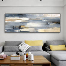 Canvas Prints Abstract Landscape Wall Art Modern Dye Smear Wall Paintings Home Decoration Pictures For Living Room Cuadros 2024 - buy cheap