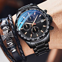 JLANDA Wrist Watches For Male Timeable Sport Design Mens Quartz Calendar Stainless Band Waterproof Fashion Luminous Clock 2024 - buy cheap