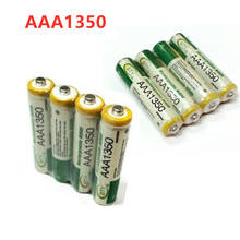 Bateria recarregável aaa1350 100% mah 3a, bateria recarregável ni-mh 1800 v aaa para relógios, mouse, computadores, brinquedos, assim por diante, nova, 1.2 2024 - compre barato