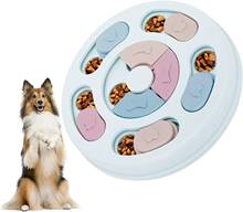 Brinquedo educacional para cachorros e gatos, brinquedo interativo com comida lenta para treinamento de pets, alimentador inteligente 2024 - compre barato