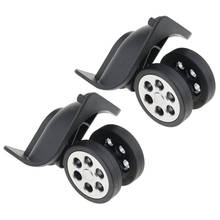 1 Pair Replacement Luggage Wheel Repair Suitcase Parts Casters for Travel Customs Bag A85 2024 - buy cheap