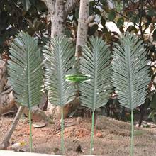 66 см 40 шт Искусственные Пальмы кокосовое растение ветка Свадебная домашняя церковная мебель Декор Искусственный Листва Зеленый 2024 - купить недорого