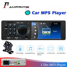 AMPrime Car Auto Radio 1 din 12V Bluetooth Stereo Audio MP5 Player FM Radio Receiver Aux Input SD USB Car Multimedia Player 2024 - buy cheap