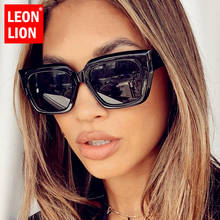 LeonLion Square Retro Sunglasses Women 2021 Brand Vintage Fashion Big Frame Summer Green Shades Sun Glasses For Female Ladies 2024 - buy cheap