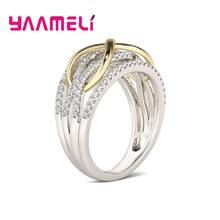 Free Shipping 925 Sterling Silver Number Eight Rings for Fashion Women High Quality Cubic Zirconia Rings Birthday Party Jewelry 2024 - buy cheap