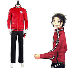 Anime World Trigger Arashiyama Squad Cosplay Costume Red Jacket Coat Pants Uniform Suit Halloween Carnival Outfits 2024 - buy cheap