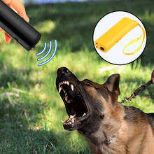 Repelente 3 en 1 para perros y mascotas, dispositivo de entrenamiento antiladridos, LED, ultrasónico, sin batería 2024 - compra barato