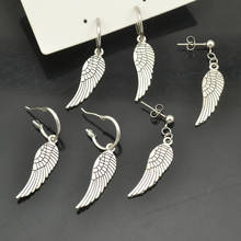 Clip on the ear Earrings for women Without piercing Fashion Jewelry Accessories Angel wings 2021 Trendy Girl Stud Hoop Earings 2024 - buy cheap