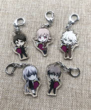 Cartoon Danganronpa Kyouko Naegi Hinata Nagito Nanami Cosplay Keychain Acrylic Anime Keyring Halloween Cosplay Key Chain Pendant 2024 - buy cheap