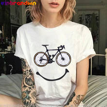 Велоспорт любовь велосипедные спортивные велосипед счастливые Гонки футболка горного велосипеда Горные футболка велосипеды для активного отдыха на открытом воздухе езда на велосипеде футболка Женские топы 2024 - купить недорого