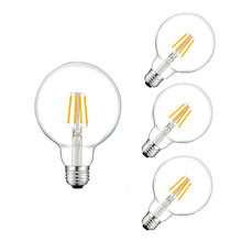 Grensk G95 Clear Vintage Led Light Bulb 4W E27 220V AC LED Filament Bulb Warm White 2700k Dimmable Globe Lamp Household Lighting 2024 - buy cheap