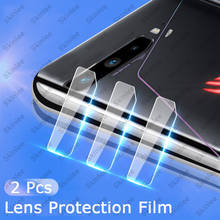 Película protetora para lente da câmera asus rog phone 5, 2 peças de vidro temperado, capa protetora, película 2024 - compre barato