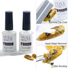 High Quality 15ml Magic Remover Nail Remover Gel Cleaner Soak Off Base Matte Top Coat Burst Polish Nail Art Primer 2024 - buy cheap