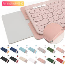 Funda de cuero para teclado Logitech K380, cubierta protectora ultrafina, delgada y sólida, para ordenador portátil 2024 - compra barato
