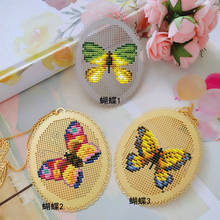 xx Butterfly DIY Craft Stich Cross Stitch Bookmark Metal Silver Golden Needlework Embroidery Crafts Counted Cross-Stitching Kit 2024 - buy cheap