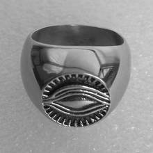 Eye of God Ring Men's Personality Jewelry Casting Stainless Steel Ring Retro Male Vintage Religious Christian Cocktail Biker 2024 - buy cheap