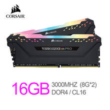 Corsair Vengeance RGB Pro 16 Гб (2x8 ГБ) DDR4 3000 (PC4-24000) C16 память для рабочего стола-черный 2024 - купить недорого