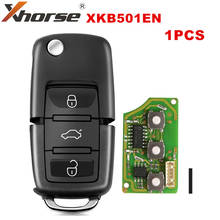 1PCS/LOT XHORSE XKB501EN Wired Universal Remote Key for Volkswagen B5 Type 3 Buttons for VVDI Key Tool English Version 2024 - buy cheap