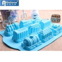 6 Train Truck Car 3d Silicone Cake Baking Pan Cupcake Muffin Cup Soap Diy Mold Chocolate Mould Dessert Ice Cream Ice Cube Tray 2024 - buy cheap