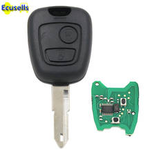 2 button remote key 433mhz with ID46 chip for Citroen C2 2024 - buy cheap