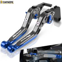 Alavancas de freio da motocicleta cnc aliuminum ajustável alavanca da embreagem do freio guiador para suzuki sv650 s 1999-2009 2008 2007 2006 2005 2024 - compre barato