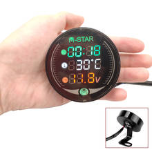 Motorcycle Voltmeter Time Temperature LED 3-in-1 LED Digital Voltage Meter For Gas Gas EC300 TC125 TE125 gasgas ec 250 2024 - buy cheap