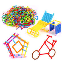 1162Pcs Assembled Building Blocks DIY Smart Stick Plastic Blocks Imagination Creativity Educational Learning Toys Children Gift 2024 - buy cheap