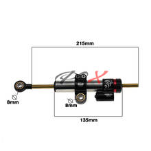 Amortiguador de dirección ajustable Universal para motocicleta, estabilizador para XT660X, YZF, R125, MT03, MT-03, MT 03, R1, XJ6, Tracer 700, 900 2024 - compra barato