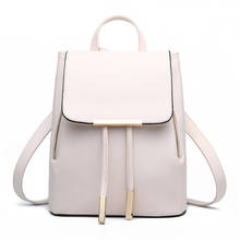 Ouyishi mochila de couro pu, novidade, cores doces, pacote feminino, mochila escolar, bolsa de ombro para adolescentes 2024 - compre barato
